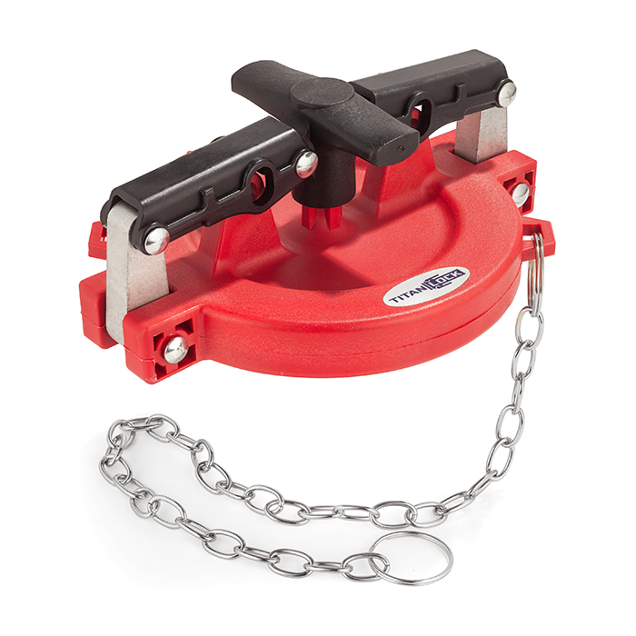 Крышка для адаптера рекуперации паровоздушной смеси, с цепочкой, пластик, TL400R-CAP TITAN LOCK