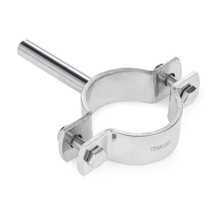 Хомут трубный на ножке DN80 (85 мм), нерж. 304, TL080FPLS TITAN LOCK