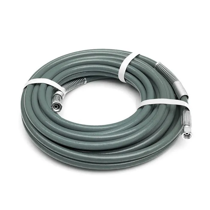 Шланг окрасочный "MONET" безвоздушный, 3/8", NPSM, сталь/синт.нить, 15 м., 500 бар, TLMN3/8SF-15 TITAN LOCK