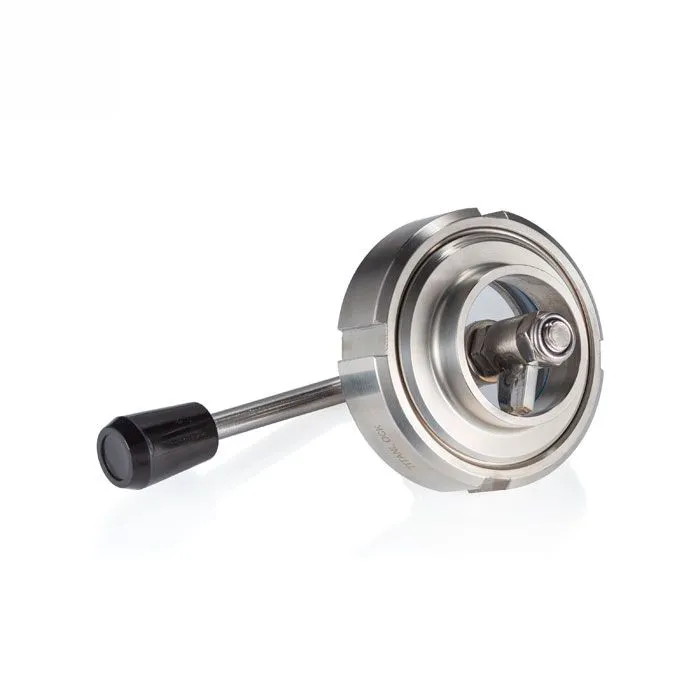 Диоптр гаечный под сварку, нержавеющий, со скребком, DN40, TL040DWWDS TITAN LOCK