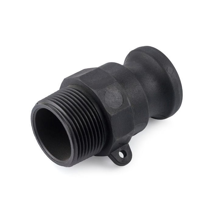 Камлок полипропиленовый тип F ниппель, наружная резьба BSP 1", TL100FPP TITAN LOCK