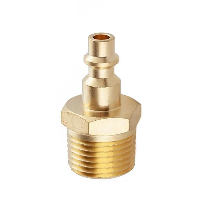 1/2in, БРС серия D, ISO 6150 B, ниппель, нар.резьба, латунь TL4DMS-B TITAN LOCK