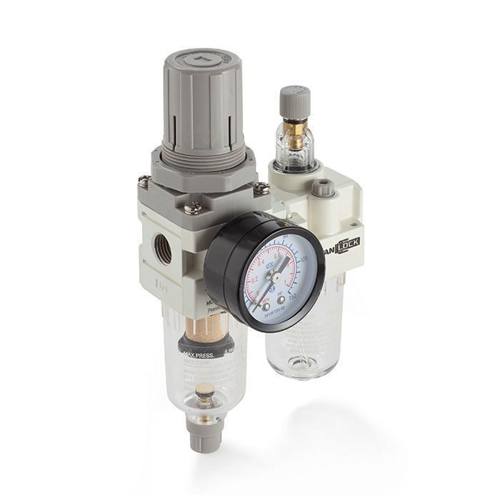 Блок подготовки воздуха AC 3010-02/30, 1/4"-3/8" 2000 л/мин, TLP-AC3010-02/03 TITAN LOCK