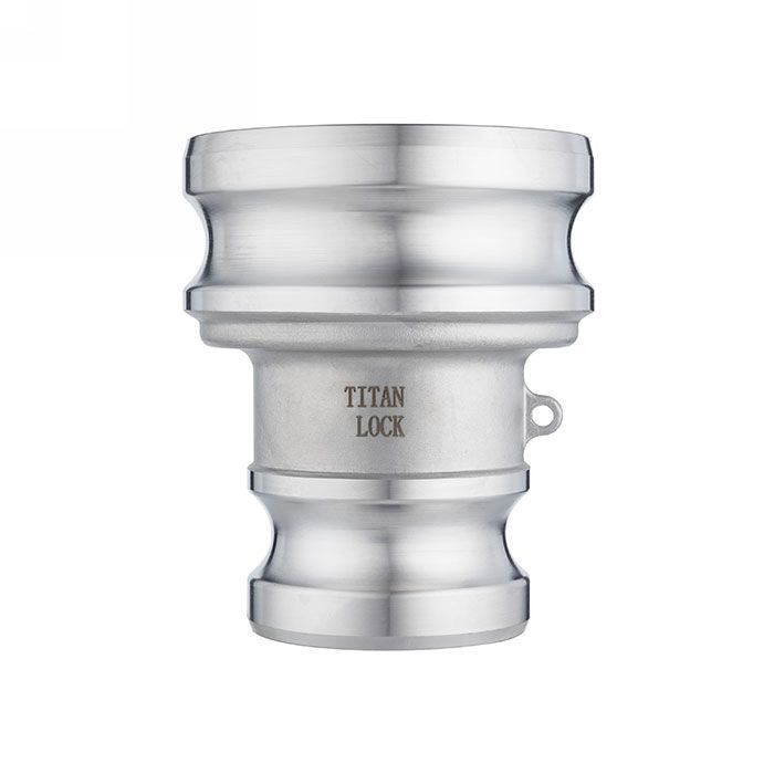 Камлок нержавеющий тип AA (переходник ниппель 2" х ниппель 3"), AISI316, TL2030AASS TITAN LOCK