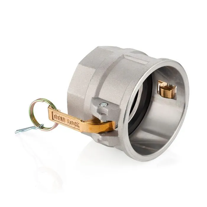 Камлок алюминиевый тип D серия "EcoLine" розетка, внутр. резьба BSP 6", TL600DAL-EL TITAN LOCK