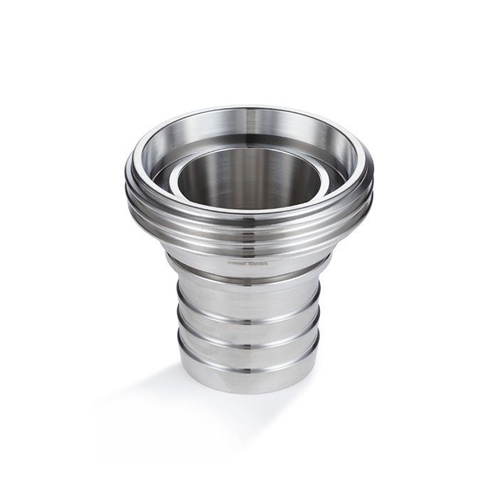 Резьбовой штуцер под рукав DIN 11851 DN125 нерж. 316 TL125THRSS TITAN LOCK
