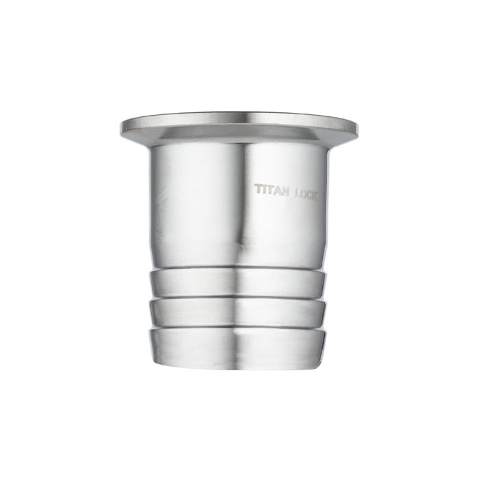 Штуцер CLAMP под рукав DN65 (хвостовик 69мм), нерж. 316, DIN TL65CLH-M TITAN LOCK