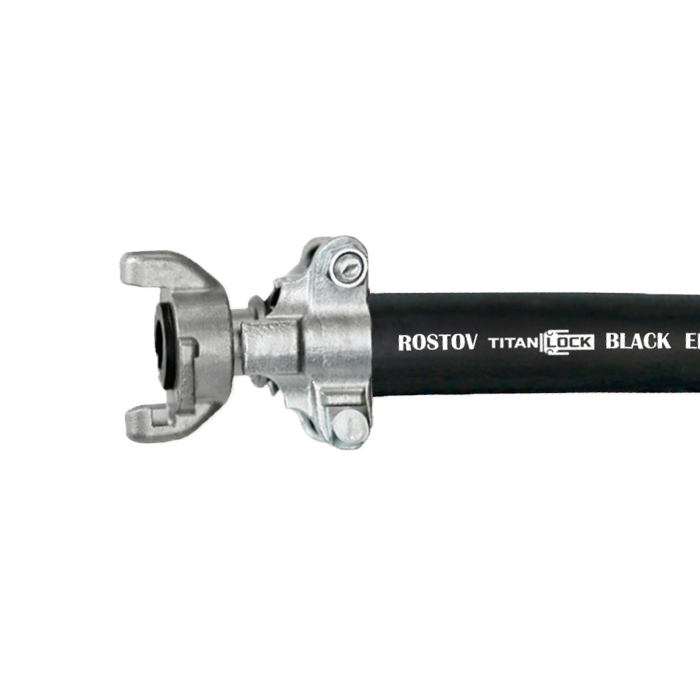 Универсальный напорный рукав из EPDM для сжатого воздуха, воды и химикатов "ROSTOV", 20 Бар, внутр.д. 32 мм., TL032RV TITAN LOCK