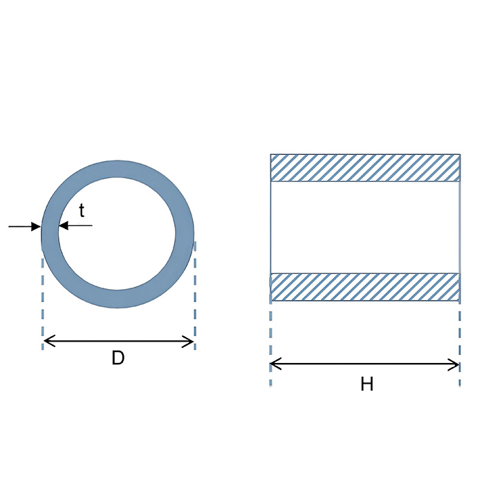 Стакан для шпунт-аппарата, стекло, DN15-32 TL15-32CTGM-GL TITAN LOCK