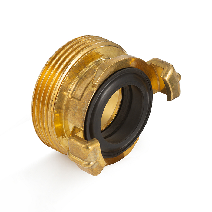 Универсальное соединение для воды NEPTUN (GEKA) с наружной резьбой BSP 1", латунь, TLNPM1-BR TITAN LOCK