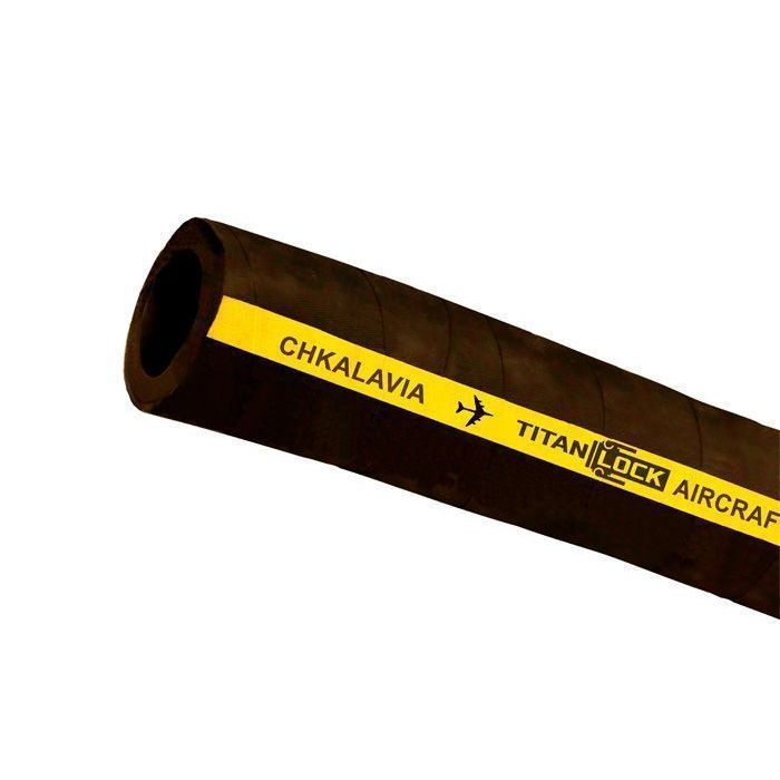 Рукав для авиационного топлива и заправки самолетов CHKALAVIA, нап-всас, внутр. диам. 76мм, -30C, 20 Бар, TL076CHK TITAN LOCK