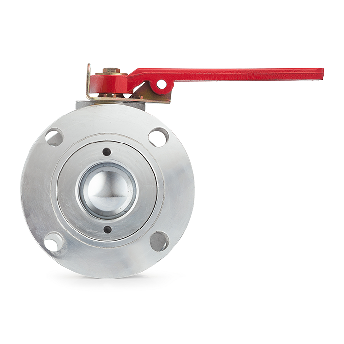 Кран шаровый для бензовоза, круглый фланец, алюм., DN75, TL300BVRF-AL TITAN LOCK