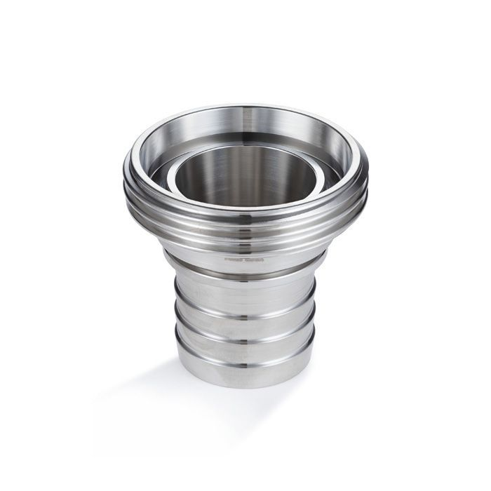 Резьбовой штуцер под рукав DIN 11851 DN10 нерж. 316 TL10THRSS TITAN LOCK