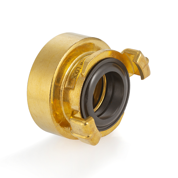 Универсальное соединение для воды NEPTUN (GEKA) с внутренней резьбой BSP 1/2", латунь, TLNPF1/2-BR TITAN LOCK