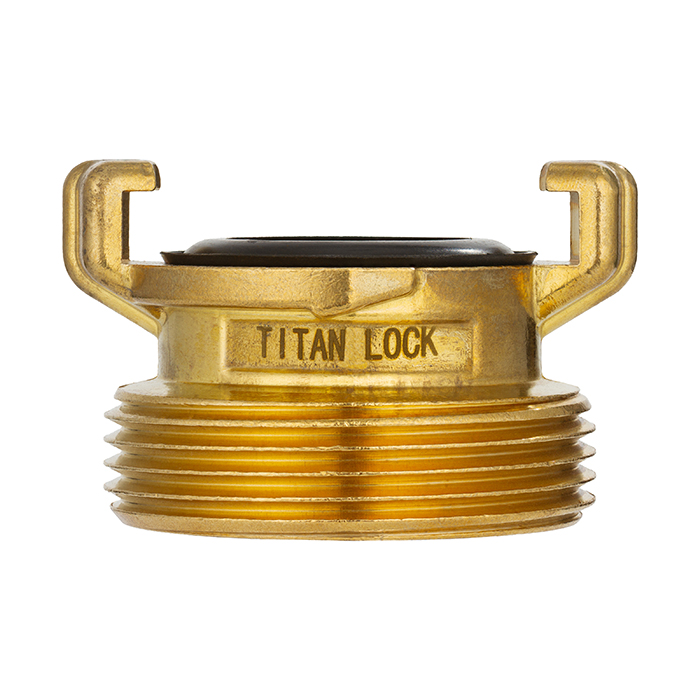 Универсальное соединение для воды NEPTUN (GEKA) с наружной резьбой BSP 1/2", латунь, TLNPM1/2-BR TITAN LOCK