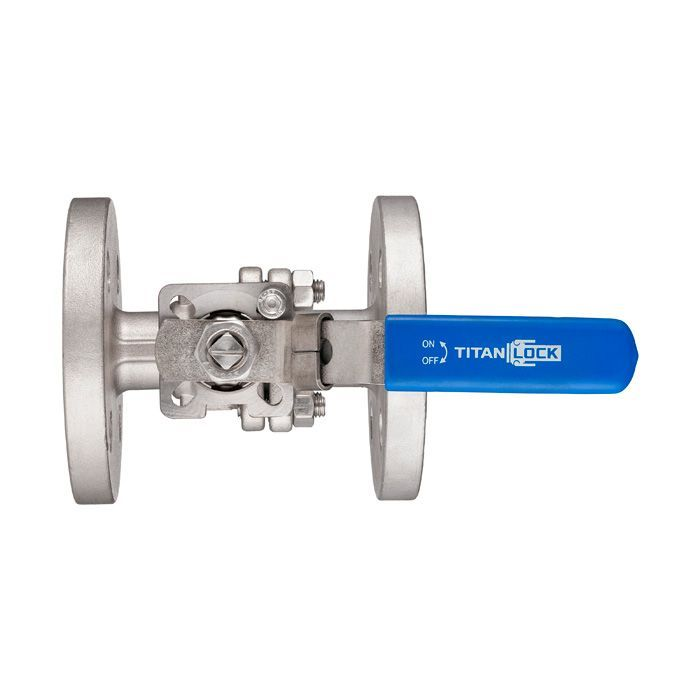 Кран шаровый фланцевый двухсоставной, нерж. 304, DN25 TL100TPFBVS TITAN LOCK
