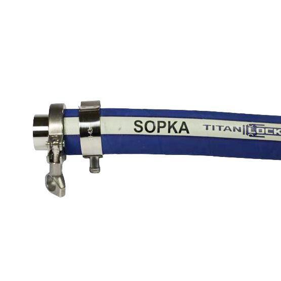 6in, Рукав для пара и горячей воды «SOPKA», с пищ. допуском, внутр. диам. 152мм, 10bar, TL150SP TITAN LOCK