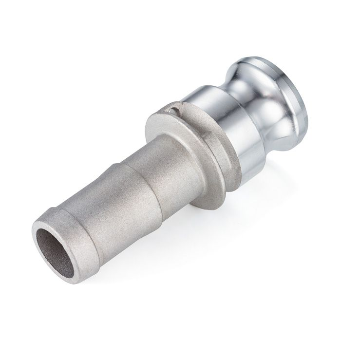 Камлок алюминиевый тип E серия "EcoLine", ниппель с хвостовиком 1/2", TL50EAL-EL TITAN LOCK