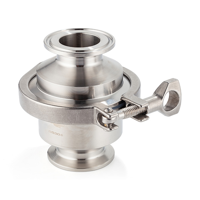 Обратный клапан нержавеющий (AISI304) DN32, типа clamp-clamp TLCV032CLS TITAN LOCK