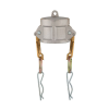 Камлок алюминиевый тип DC, заглушка для ниппеля 1", TL100DCAL TITAN LOCK