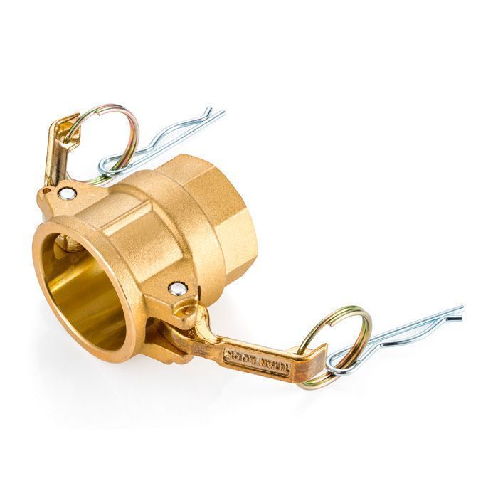 Камлок латунный тип D розетка, внутр. резьба BSP 2 1/2", TL250DBR TITAN LOCK