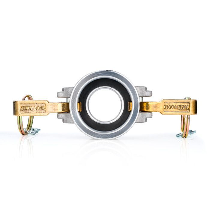 Камлок алюминиевый тип D серия "EcoLine" розетка, внутр. резьба BSP 2", TL200DAL-EL TITAN LOCK