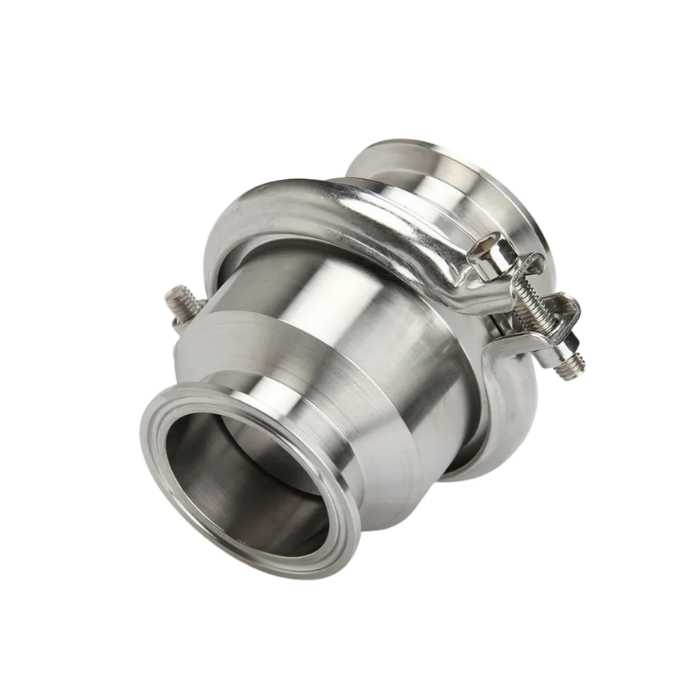 Обратный клапан нержавеющий (AISI304) DN65, типа clamp-clamp TLCV065CLS TITAN LOCK