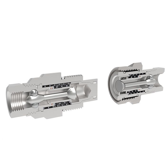 3/4in, БРС серия E (VEP) резьбовая, ниппель, оцинк. сталь TL6EM TITAN LOCK