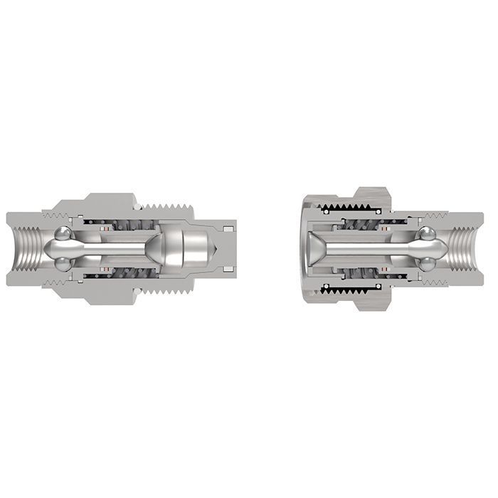 3/4in, БРС серия E (VEP) резьбовая, ниппель, оцинк. сталь TL6EM TITAN LOCK