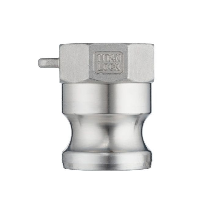 Камлок нержавеющий тип А ниппель, внутр. резьба BSP 1 1/2", AISI304, TL150ASS TITAN LOCK