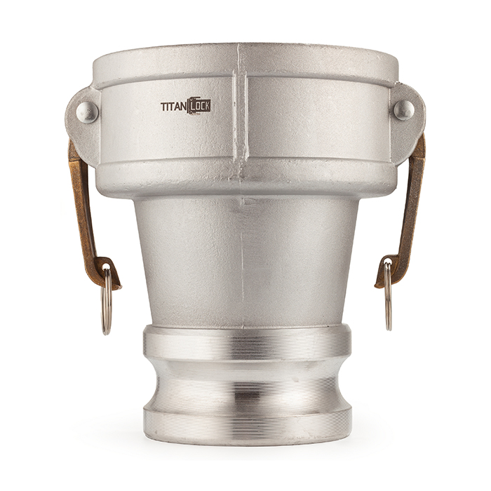 Муфта для клапана отвода паров, 4in под камлок тип А 3in, алюминий, TL4030DAVR-AL TITAN LOCK