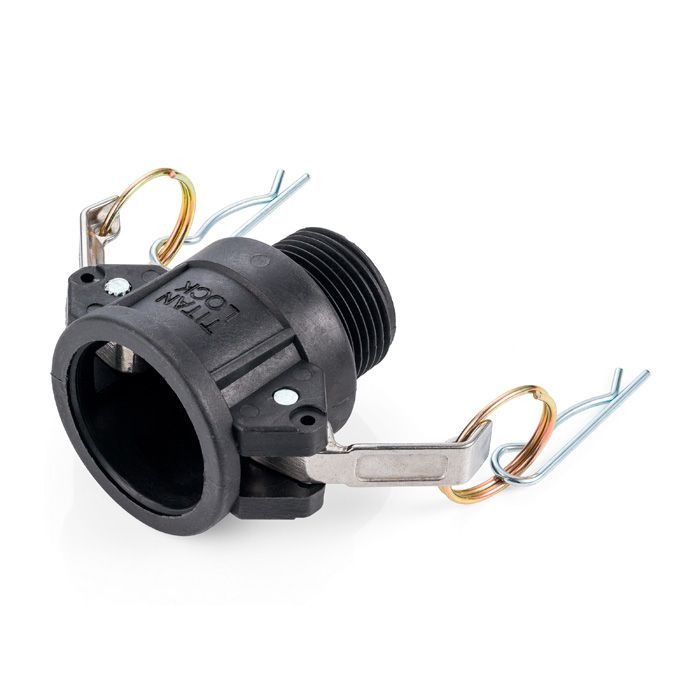 Камлок полипропиленовый тип B розетка, наруж. резьба BSP 1/2", TL50BPP TITAN LOCK