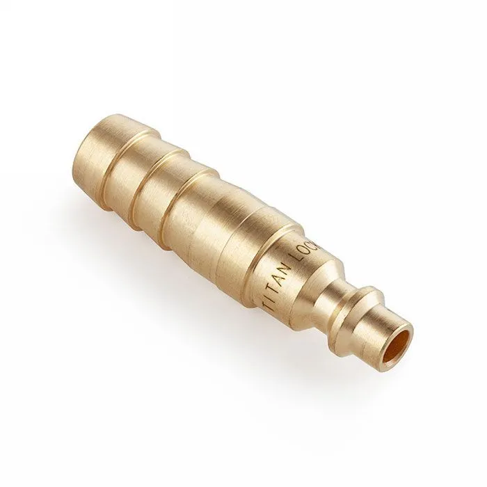 1/4in, БРС серия D, ISO 6150 B, ниппель, хвост под рукав, латунь TL2DMH-B TITAN LOCK