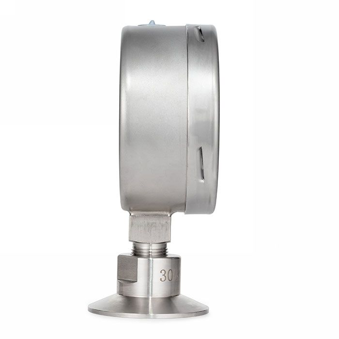 Манометр нержавеющий с мембранным разд.,10/0,2 Бар, Clamp DN50, корп. 100мм, TLSPG50/100CL TITAN LOCK