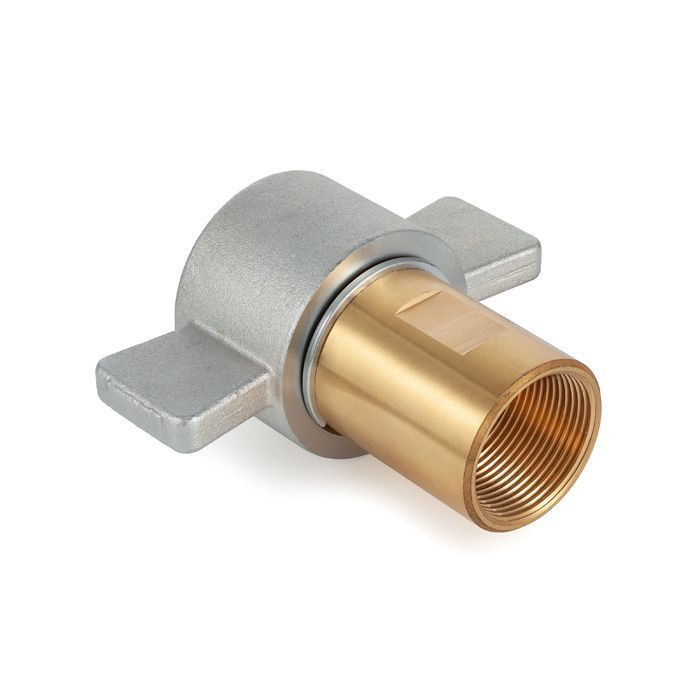 1 1/4in, БРС серия W резьбовая, розетка с крыльчатой гайкой, латунь, резьба NPT TL10WFN TITAN LOCK