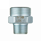 Переходник для парового соединения "GEFEST", НР/НР, 3/4" NPT x Wing nut (оцинк. сталь), TLGFMS3/4 (GM8) TITAN LOCK