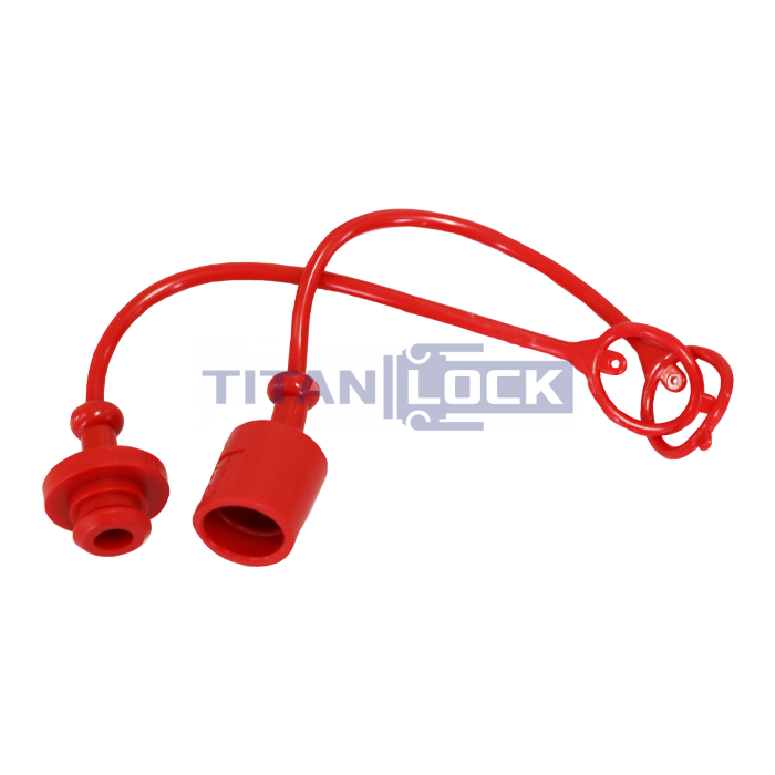 1 1/2in, заглушка для БРС серии А, ISO 7241-A, гибкий пластик TL12A-DP TITAN LOCK
