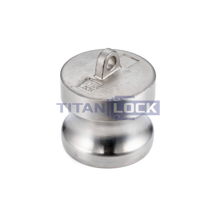 Камлок нержавеющий тип DР, заглушка для розетки 1 1/2", AISI304, TL150DPSS TITAN LOCK