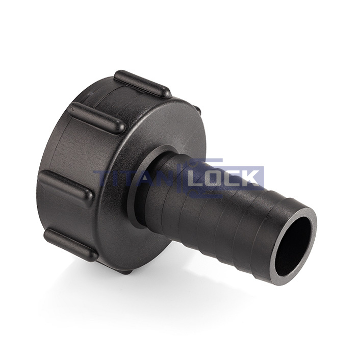 Переходник на Еврокуб под шланг S60x2, полипроп., TLEC2AH TITAN LOCK