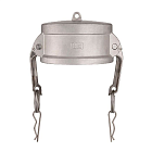 Камлок нержавеющий тип DC, заглушка для ниппеля 3", AISI316, TL300DCSS316 TITAN LOCK