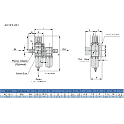 Блок подготовки воздуха AC 2010-02, 1/4" 500 л/мин, TLP-AC2010-02 TITAN LOCK