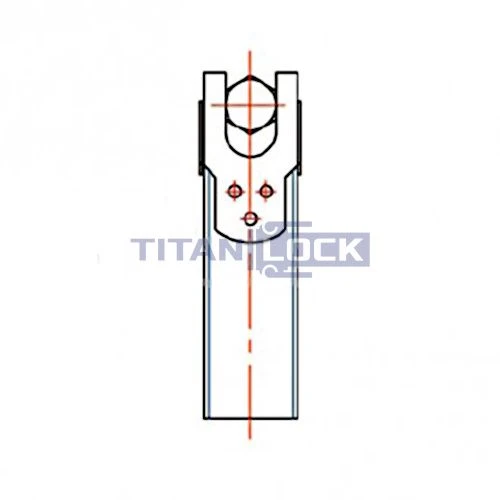 4Усиленный хомут (29-31 мм), оцинк. сталь TL29-31RC TITAN LOCK