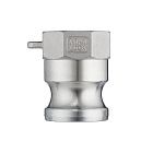 Камлок нержавеющий тип A ниппель, внутр. резьба BSP 1/2", AISI316, TL50ASS316 TITAN LOCK