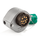 Розетка термисторная, 10-ти контактная, 4 J-слота, с пневмопереключением, алюминий, TLPS-10 TITAN LO