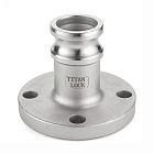 Камлок нержавеющий тип FA, ниппель с фланцем 2", AISI316, TL200FASS TITAN LOCK