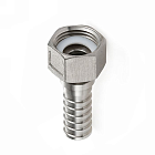 Штуцер для пара  DIN 2826, с концом под рукав, нерж.сталь 316, вн.резьба, 2" TLSTDIN-F2S TITAN LOCK