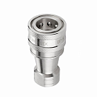 1/4in, БРС серия B, ISO 7241-B, розетка, оцинк. сталь TL2BF TITAN LOCK