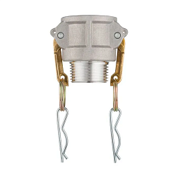 Камлок алюминиевый тип B серия "EcoLine" розетка, наруж. резьба BSP 2 1/2", TL250BAL-EL TITAN LOCK