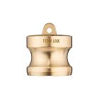 Камлок латунный тип DР, заглушка для розетки 1 1/4", TL125DPBR TITAN LOCK