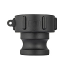 Переходник на Еврокуб, камлок тип A S60x1 1/2, полипроп., TLECS60x1.1/2AC TITAN LOCK